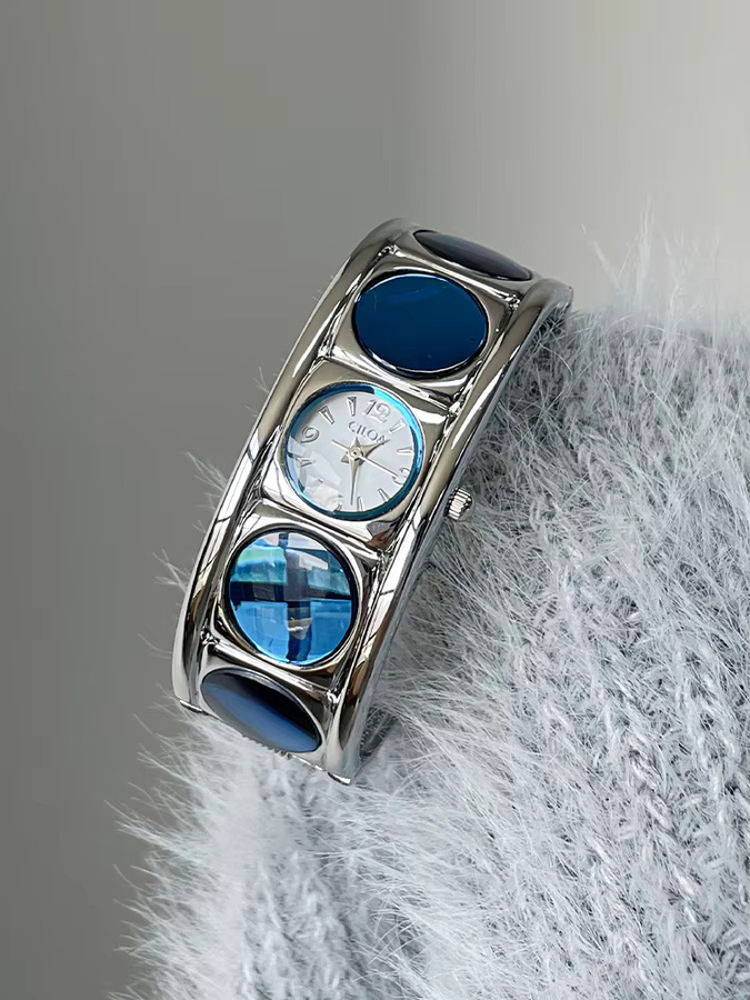 CILOA Armbanduhr, Edelstahl, Weiß, Damen - Bild 3