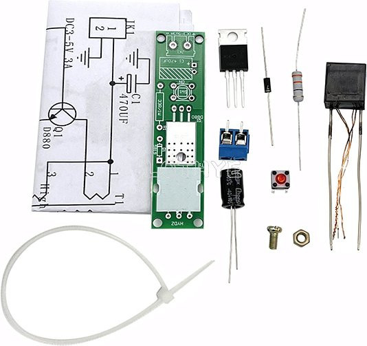 LOTHYE Hochspannungszünder DIY Elektronischer Bausatz Arc Generator Modul für 3V-5V - Bild 1
