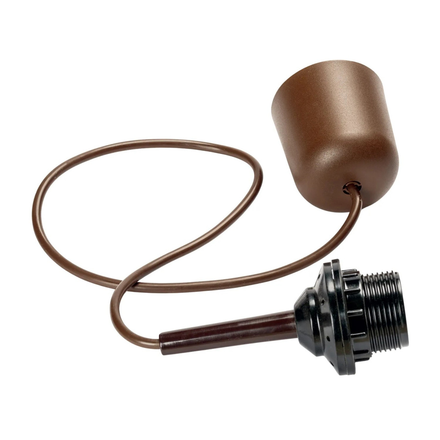 Orion Lightstyle Lampenaufhängung Basic Braun mit E27 Fassung - Bild 2