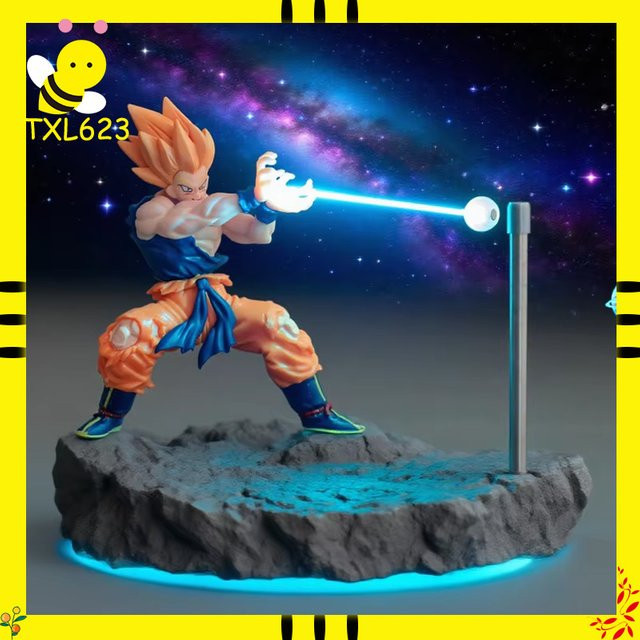 Bandai Dragon Ball Goku Figur, Desktop Ornament, mit Nachtlicht - Bild 1