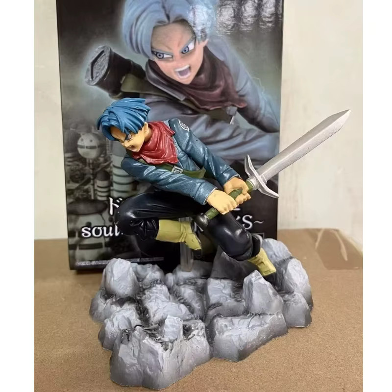 Bandai Dragon Ball Super Soul Super Saiyajin Goku Trunks, Anime Modell Figur, Schwarz - Bild 3