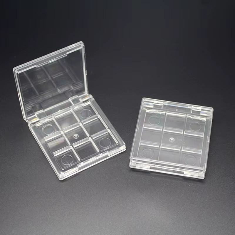 KuZHEN Lidschatten-Etui, 9-Fächer-Palette, transparent, Unisex - Bild 2