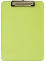 MAUL Klemmbrett MAULneon DIN A4 aus Kunststoff mit Aufhängeöse, neongrün-transparent, B/T/H: 31,8 x 22,6 x 1,5 cm - Bild 1