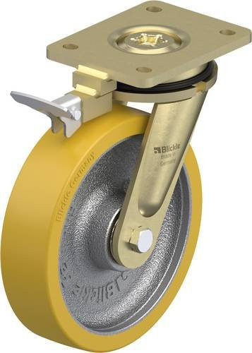 Blickle LS-GTH 200K-RI4 Lenkrolle mit Feststeller, Rad-Durchmesser: 20 cm, Tragfähigkeit: 1000 kg - Bild 1