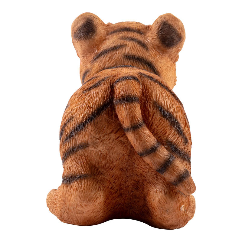 Dekofigur Tigerbaby von viva domo in Orange und Schwarz aus Kunstharz - Bild 3