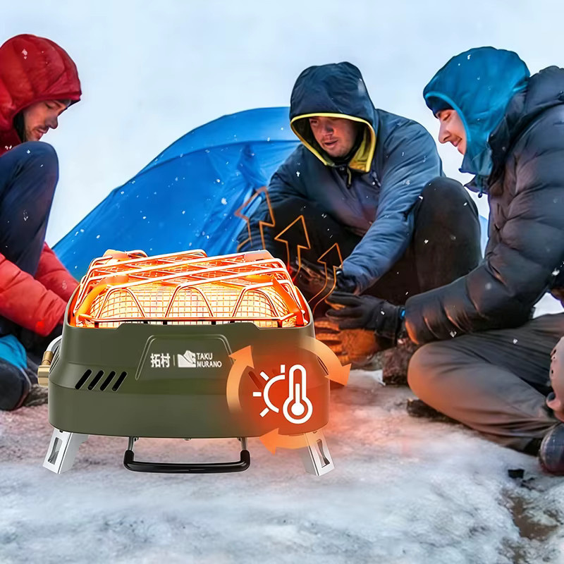 WESTTUNE Outdoor-Heizofen in Grün mit 3500 W als multifunktionaler Kochbrenner für Camping, Reisen und Wandern - Bild 5