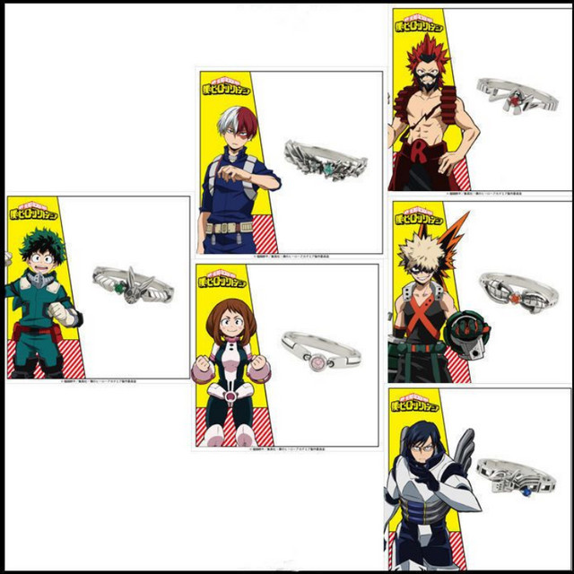 Bandai Ringe, My Hero Academia, Silber, Metall, Unisex - Bild 1