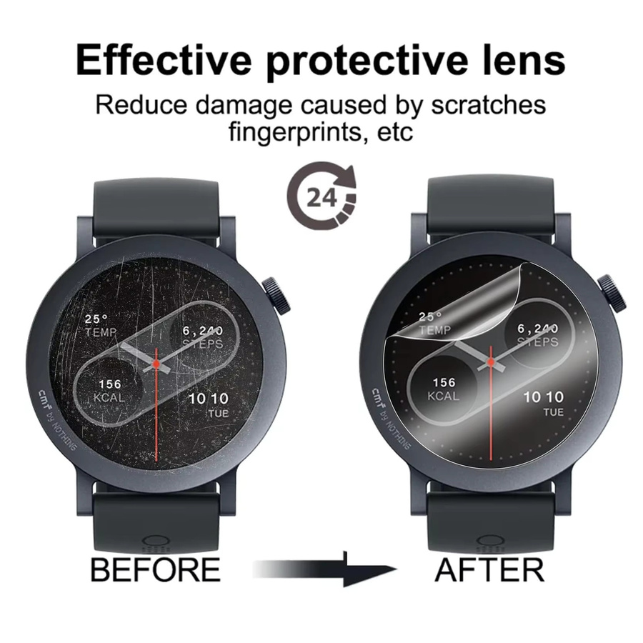 CMF By Nothing Displayschutzfolie Hydrogel, CMF Watch Pro 2 - Bild 5