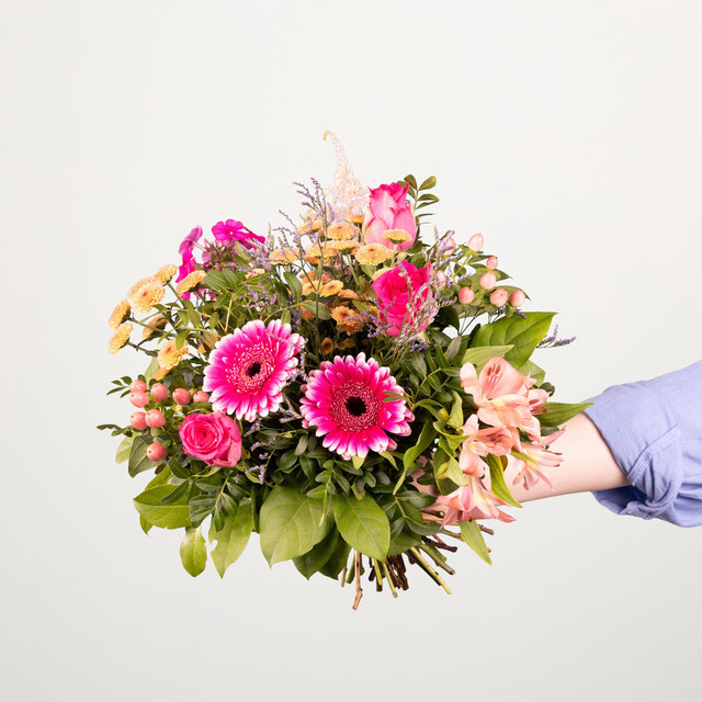 BLUME2000 Pink Summer Vibes Bouquet pink - Bild 1