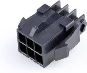 Molex Buchsengehäuse-Kabel in Schwarz mit 6 Polen - Bild 1