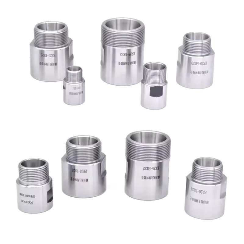 SYS ER-Spindeladapter Set für Gravurmaschinen in Silber und Gelb, ER11 ER16 ER20 ER25 ER32 Werkzeughalter-Hülsen - Bild 2