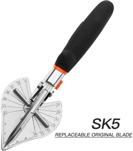 Ninth World Mehrwinkel-Abschrägungsschere als Gehrungsschneider für PVC-PE-Kunststoff-Rohre aus gehärtetem Stahl - Bild 1