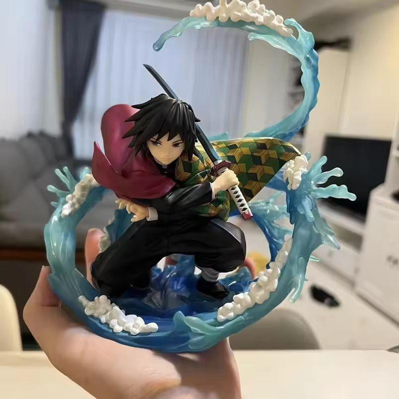 Yiran toy 1 Demon Slayer Kimetsu No Yaiba Zero Tomioka Giyuu Action Figur 17cm PVC - Bild 3