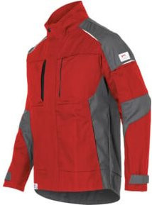 Kübler Jacke ACTIVIQ COTTON+ in Mittelrot/Anthrazit, Größe M - Bild 1