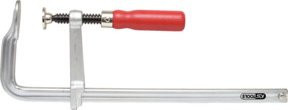 KS Tools Ganzstahl-Schraubzwinge in Silber, Spannweite: 300 mm, Breite: 14 cm, Höhe: 3 cm - Bild 1
