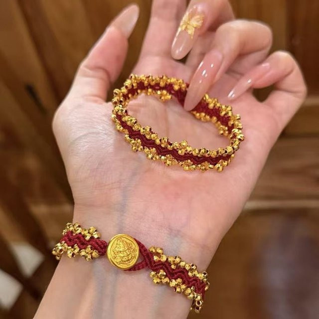 sennier Armband, rotes Seil, Damen - Bild 1