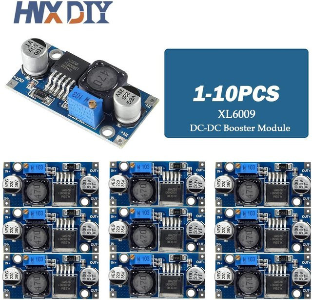 XL6009 DC-DC Booster Modul LM2577 Step-Up Wandler mit einstellbarem Ausgang in Blau - Bild 1