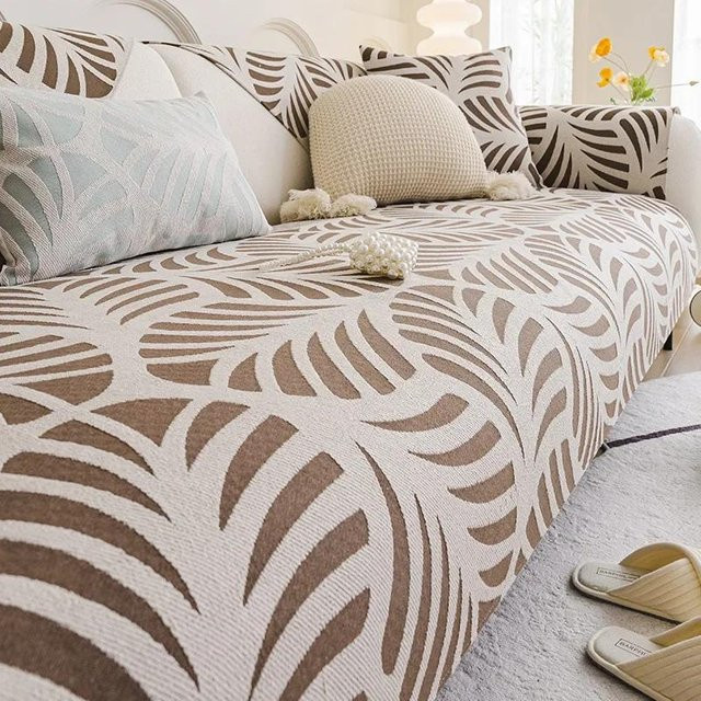 Atmungsaktiver Sofabezug von Household supplies MH in Beige, quadratisch, B/T: 70 x 70 cm - Bild 1