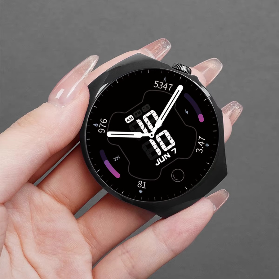 CAOWTAN Schutzhülle für Huawei Watch GT 6 Pro 46 mm, transparentes PC-Gehäuse als Bumper Protector Zubehör - Bild 6
