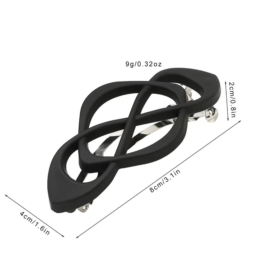 RaviMour Haarspange, Geometrie Kreuz Knoten, Damen - Bild 5