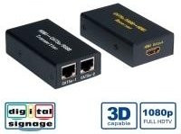 VALUE HDMI Extender 25 m HDMI Verlängerung über Twisted Pair in Schwarz (14.99.3460) - Bild 2