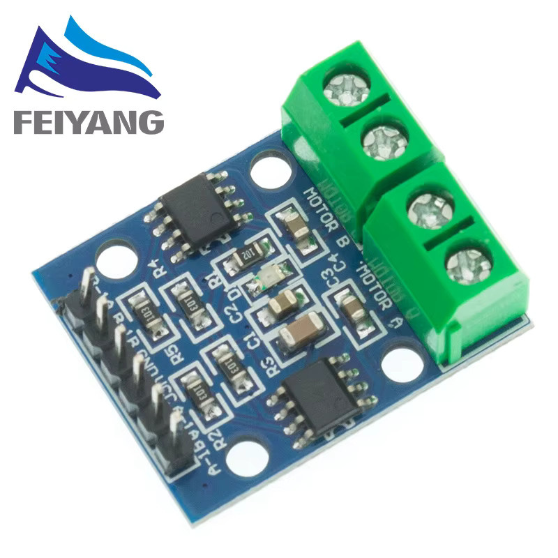 SAMIROB L9110s DC-Schrittmotor-Treiber Modul mit H-Bridge für Dual-DC-Motoren in Blau - Bild 2