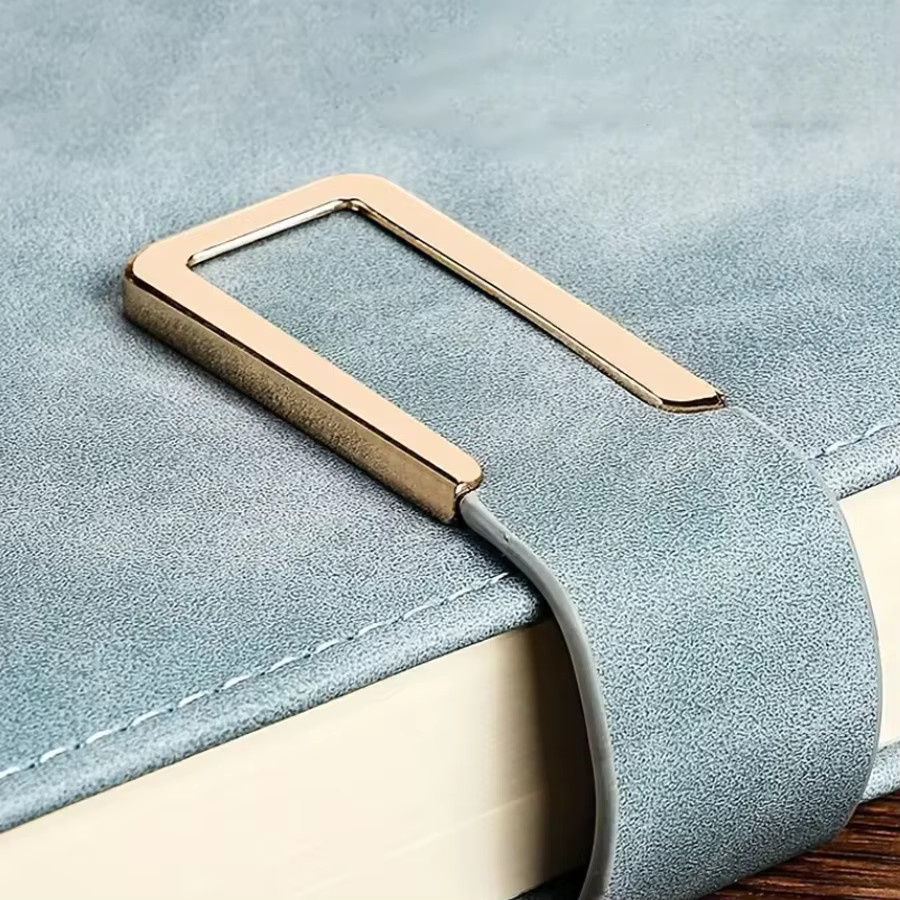 Personalisierbares Vintage A5 Ledernotizbuch mit Softcover in Braun und linierten Seiten - Bild 2