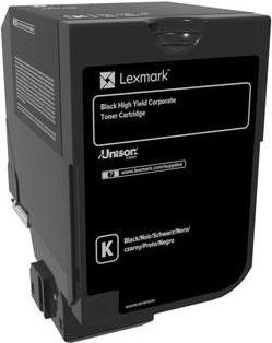 Lexmark Original Toner 84C2HKE Schwarz für CX725, CX725DE, CX725DHE, CX725DTHE Laserdrucker - Bild 1