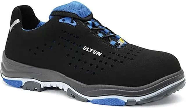Elten Sicherheitshalbschuh Impulse Ea Blue Low ESD S1 in Blau und Schwarz, Größe 43 - Bild 1