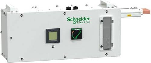 Schneider Electric ITSC400GS42BONNM1E Endeinspeisekasten mit NSX-Schalter, I-Line Track, 400A, Kupfer, 3L+N+PE, Farbe: Weiß - Bild 1