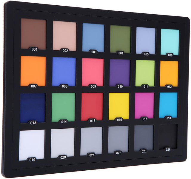 Andoer 24-Farben-Kartentest für professionelle digitale Farbkorrektur in Multicolour - Bild 1