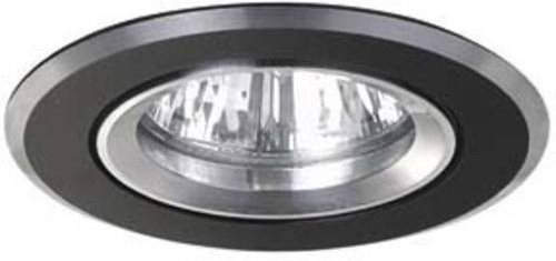 Brumberg LED-Einbauleuchte Schwarz, runde Deckenleuchte mit 6W und warmweißem Licht - Bild 1