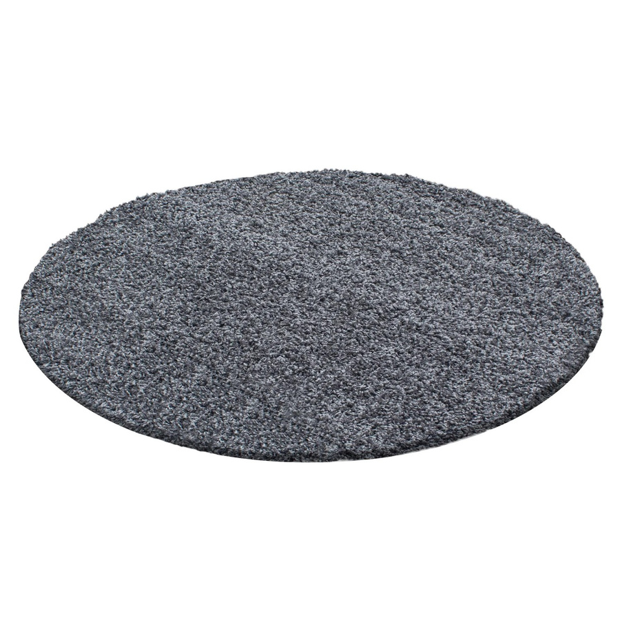 Ayyildiz Hochflorteppich Life Grau Rund Durchmesser: 80 cm - Bild 4