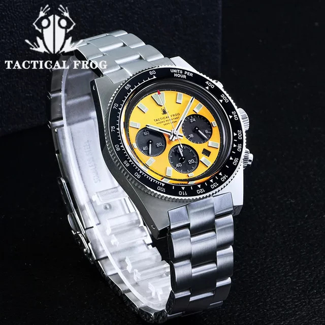 Tactical Frog Chronograph, Solar, Edelstahl, Keramik, Saphirglas, Herren - Bild 1