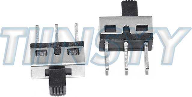 10 Stück TIINSYY Kippschalter SS12D10 SS12D11 Schwarz, 3 Pins, gerade Füße, 1P2T, Griffhöhe: 5 mm, Abstand: 4,7 mm, 3 A, 250 V, SS12D10G5 - Bild 1