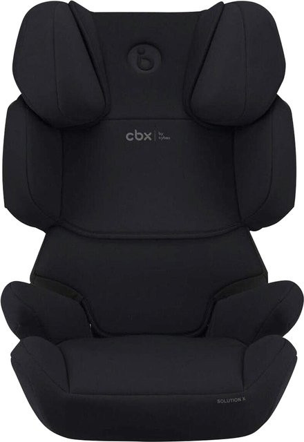 Cybex Solution X i-Fix Kindersitz mit ISOFIX und Rückenlehne, Schwarz - Bild 1