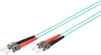 Digitus LWL Patchkabel Duplex Multimode OM3 50/125 µm ST auf ST Anschlusskabel - Bild 1