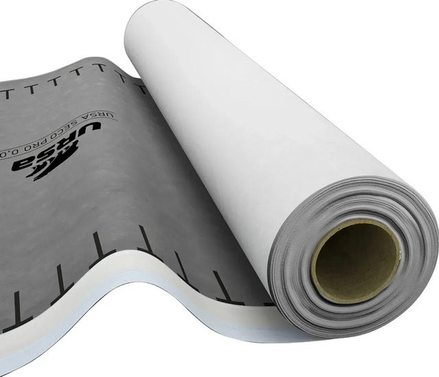 Ursa Seco Pro 0,025 Diffusionsoffene Unterspannbahn, Grau, B: 1,5 m x L: 50 m - Bild 1