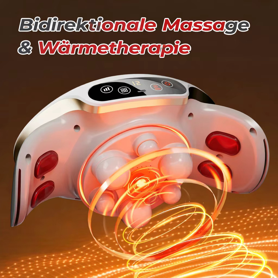 HIMOUTA Elektrisches Bauchmassagegerät, Weiß, Unisex - Bild 4