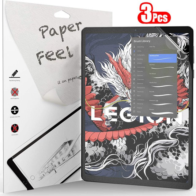 3er-Pack Displayfolie mit Papiergefühl für Lenovo Legion Y700 2025 8,8 Zoll 3. Generation, transparent - Bild 1