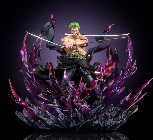 Bandai One Piece Roronoa Zoro Gk Modell, 30 cm, Cartoon Charaktere - Bild 1
