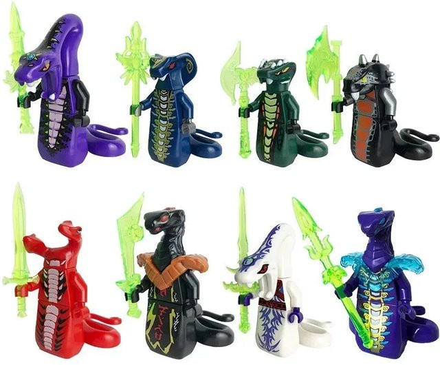 Minifiguren aus Kunststoff, bunt / mehrfarbig - Bild 1