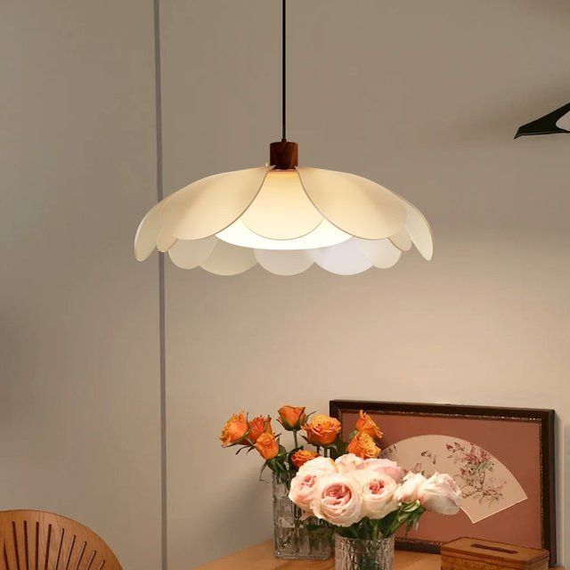 JIANKEXING LED Flower Pendelleuchte im französischen Stil mit integriertem LED-Licht für Wohnzimmer, Küche und Schlafzimmer - Bild 1