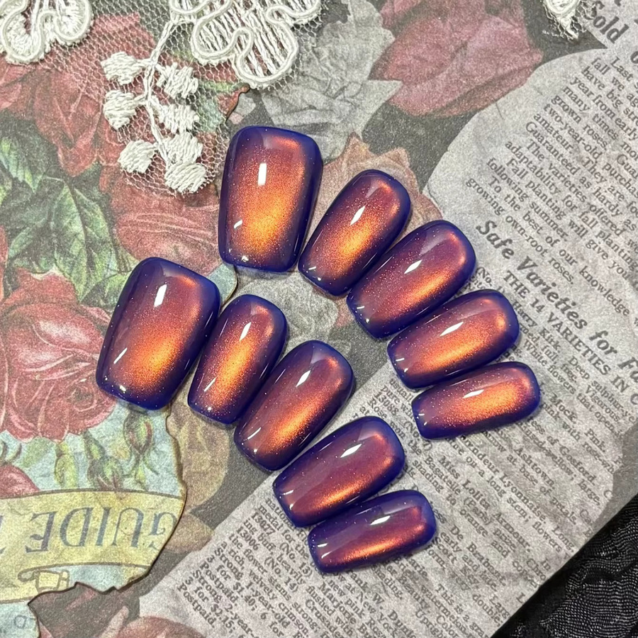 SHAKA Nagellack, Schimmernd, Lila/Orange - Bild 3