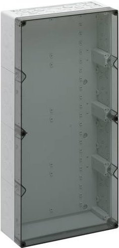 Spelsberg AKL 4-t Installations-Gehäuse aus Polystyrol in Grau und Transparent, B/T/H: 60,0 x 30,0 x 13,2 cm - Bild 1
