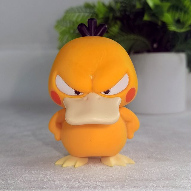 Bandai Pokémon Psyduck Figur, Q Version Modell, Gelb - Bild 1