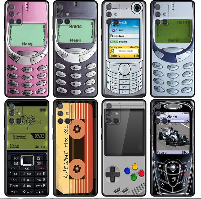 Handyhülle im Vintage Kassettenband Retro-Stil für Samsung Galaxy A54 A52 A14 5G A53 A12 A13 A71 A23 A34 A33 A21s in Multicolour - Bild 1