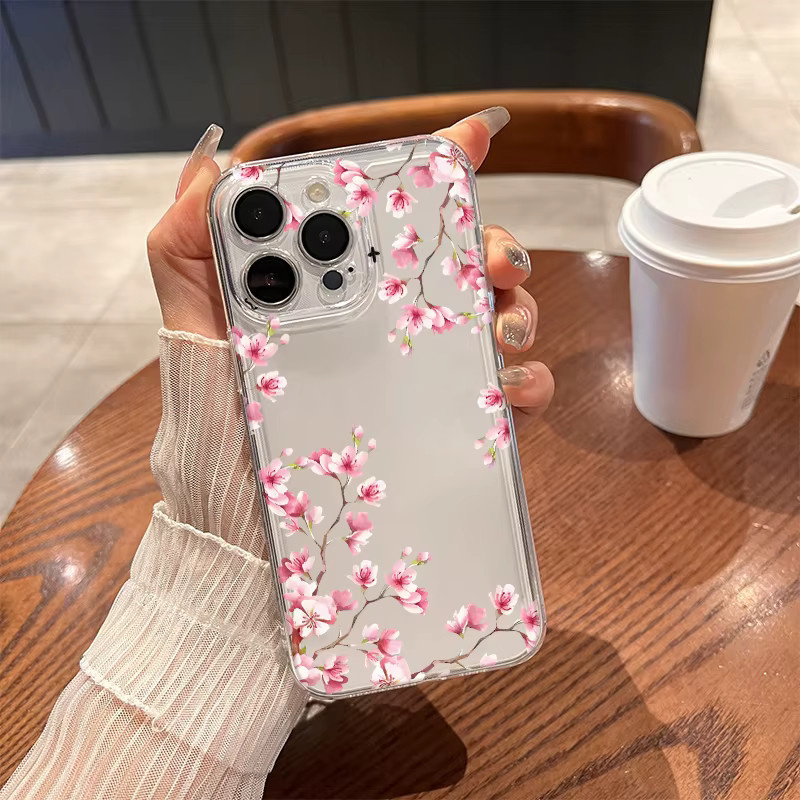 Kirschblüten Handyhülle aus weichem TPU für Xiaomi Redmi Note und Redmi Serie - Bild 3