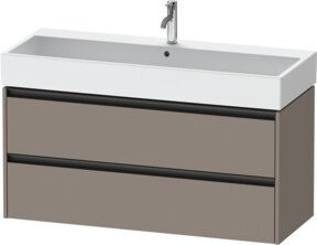 Duravit Waschtischunterschrank Ketho.2 wandhängend mit 2 Schubladen, Breite: 118,4 cm, Tiefe: 46 cm, Höhe: 54,9 cm - Bild 1