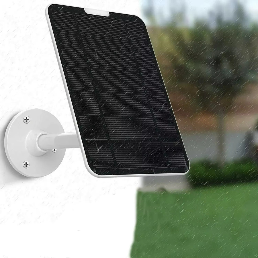 4W Solarpanel in Schwarz kompatibel mit Eufycam 2, 2 Pro, 2C, 2C Pro, E, SoloCam E20 und E40 mit 4m Stromkabel - Bild 2